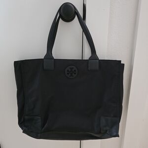 Packable Ella Tote Nylon Black Laptop Travel Bag